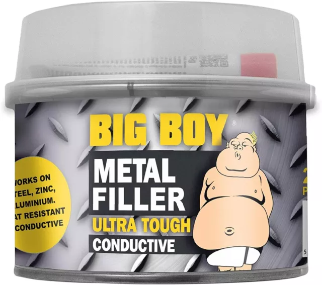 Big Boy Ultra Duro Riempitivo Corpo In Metallo Auto Riparazione Alluminio Acciaio 600ml