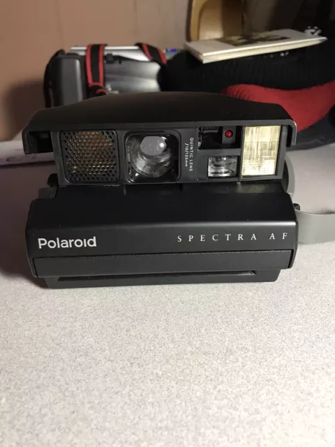 Vintage Polaroid Spectra AF Instant Film Camera Spectra Image Film Made in U.K.