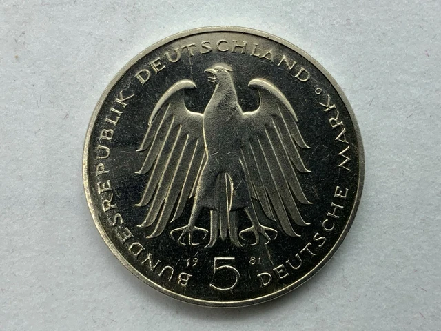 Münze 5 Dm 1981 Carl Reichsfreiherr Vom Stein Zustand Wie Auf Den Fotos Zu Sehen