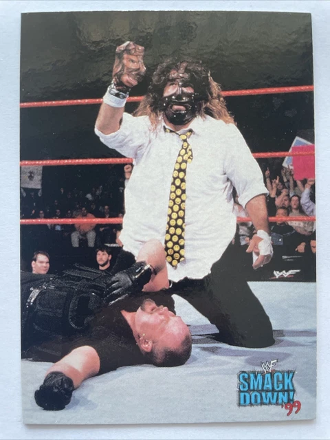Smackdown 99 1999 TITAN COMIC Images WWF SmackDown! 99 Mankind P3 Promo DuoCards ...