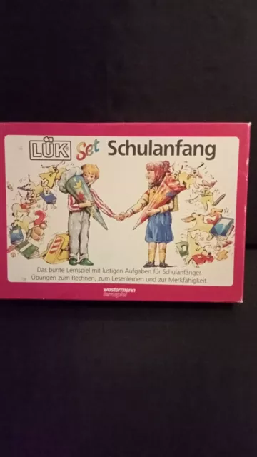  LÜK® Set Schulanfang, Lernspiel, nur Übungshefte, gebraucht, ohne Kontrollgerät