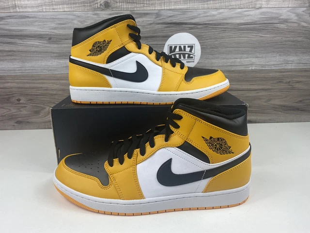 Nike Air Jordan 1 Mid “Reverse Taxi / Yellow Toe” DQ8426-701 – Men’s 9.5 Size 9.5 - Air Jordan 1 Mid Yellow Ochre for sale online | eBay main image 4