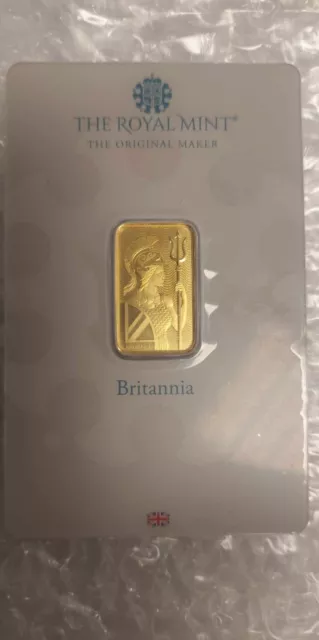 Royal Mint 1 g Britannia Goldbarren 999,9 Lot6