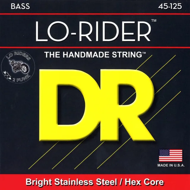 DR Strings MH5-45 LoRider Bass Strings 45-125