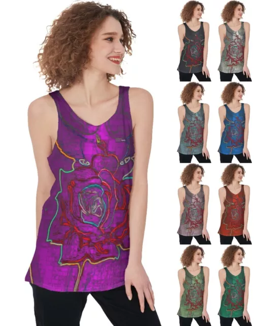 Dreaming Rose Women's Tank Top Wearable Art Casual Street Style Graphic Tank Top