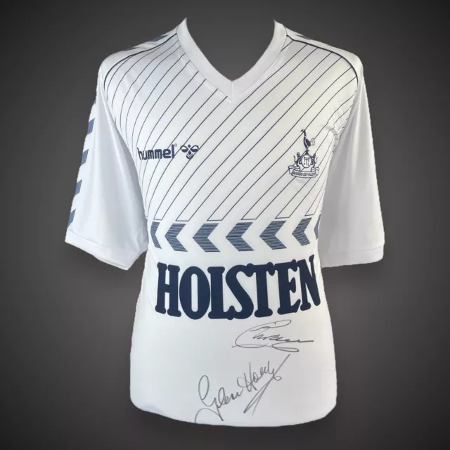 Glenn Hoddle & Chris Waddle Signed Tottenham Hotspurs Shirt BId From