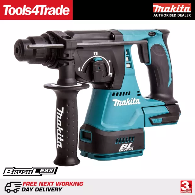 Makita DHR242Z 18V LXT Brushless 3 Mode SDS + Rotary Hammer Drill Body Only