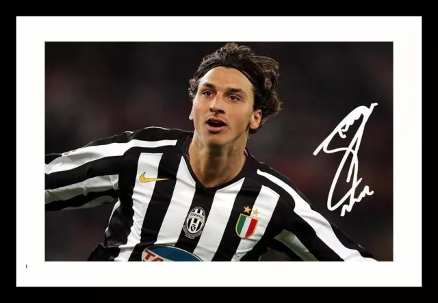 Zlatan Ibrahimovic - Juventus Autograph Signed & Framed Photo