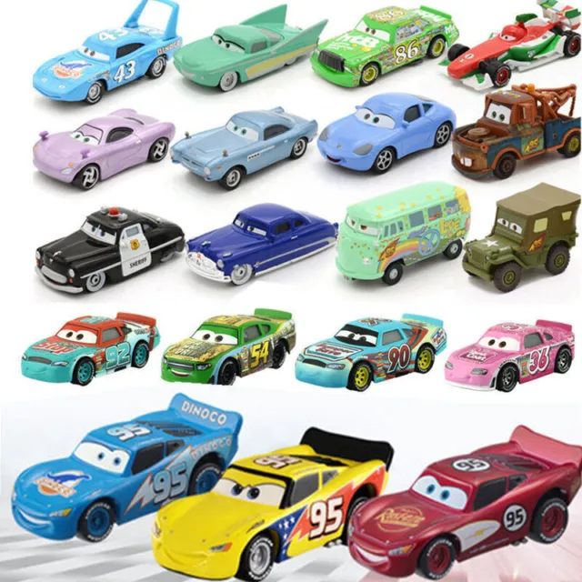 Disney Pixar Cars 1:55 Diecast Lightning McQueen Diecast Model Car Toys Boy Gift