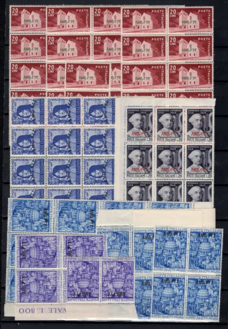 Italy Amg Vg Ftt Trieste Great Stock Enormous Catalogue Value All Perfect Mnh 6
