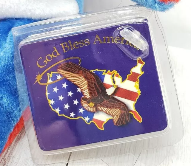 Plush Stuffed Animal Bean Bag Bear Holy Bears Allegiance II God Bless America 2