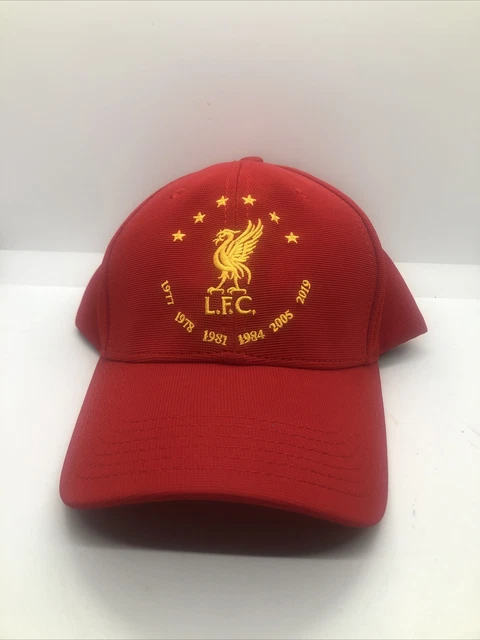 Liverpool LFC Hat Cap SnapBack Red Football Club Europe Champs Years