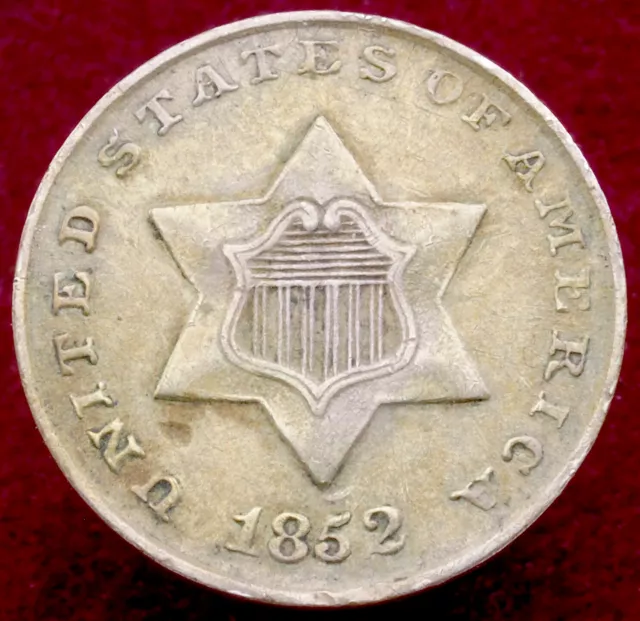 United States 3 Cents 1852 (H2804) United States 3 Cents 1852 (H2804)