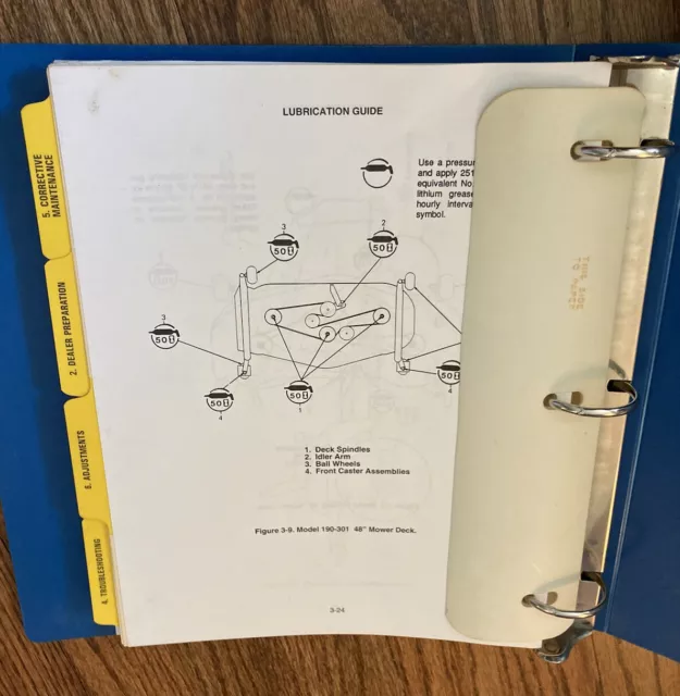 INCOMPLETE Cub Cadet Series 2000 Tractor & Attachment Service Manual Power Equip 2