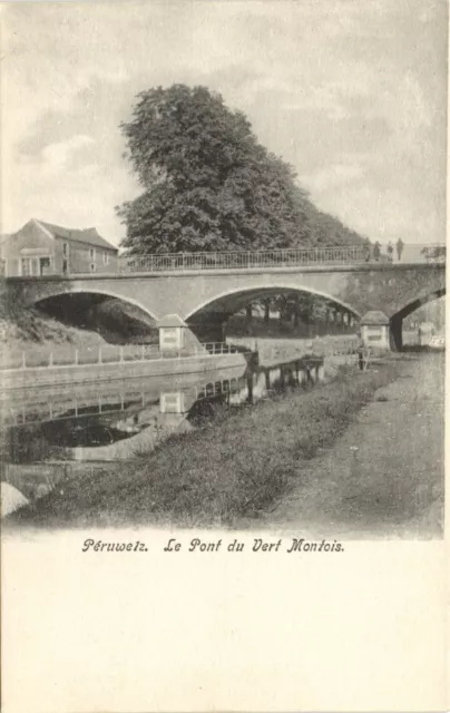 PC BELGIUM PÉRUWELZ LE PONT DU VERS MONTOIS (a51238)