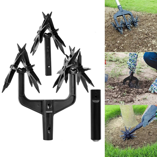 ROTARY TILLER ERGONOMIC Rotary Cultivator with 6 Star Wheel Labor ...