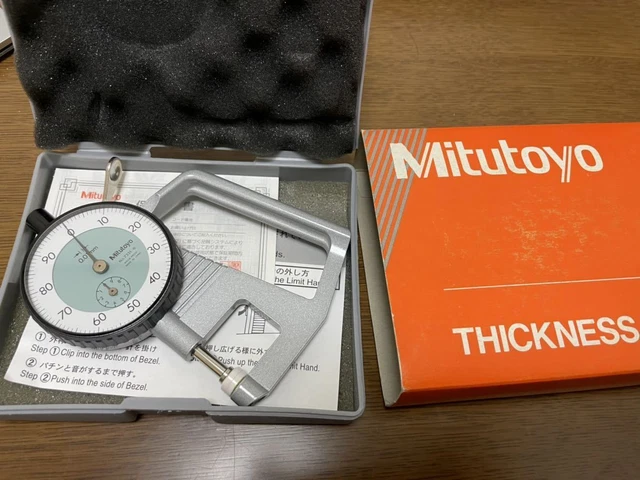 MITUTOYO THICKNESS GAUGE Mitutoyo DIal thickness gage Japan $110.00