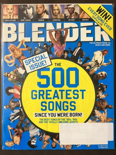 BLENDER Magazine - 500 Greatest Songs/MJ/Prince/Tupac/Eminem - Oct 2005 - #41