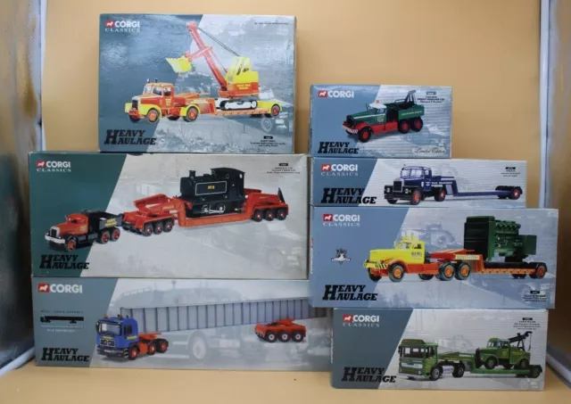Corgi Classics Heavy Haulage 1:50 Scale Diecast Model Lorry Selection - BOXED