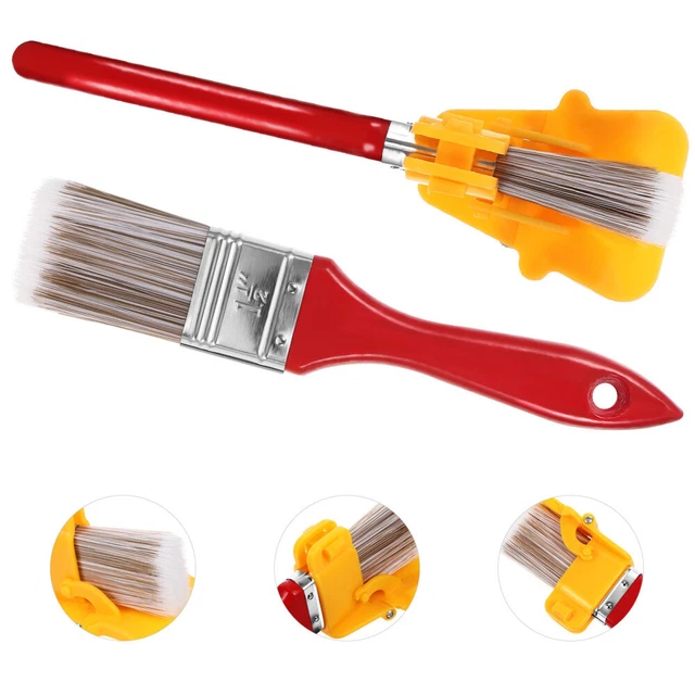Pennello a manico in legno pennello ad acquerello spazzola di pittura portatile 2