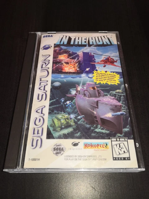 In the Hunt (US), Sega Saturn - Complete in Box with Reg Card, working perfectly
