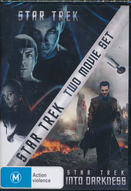 Star Trek 2-movie set DVD NEW Into Darkness Region 4