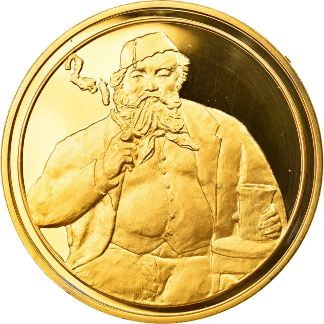 [#218023] France, Medal, Arts & Culture, Le Bon Bock de Edouard Manet, MS