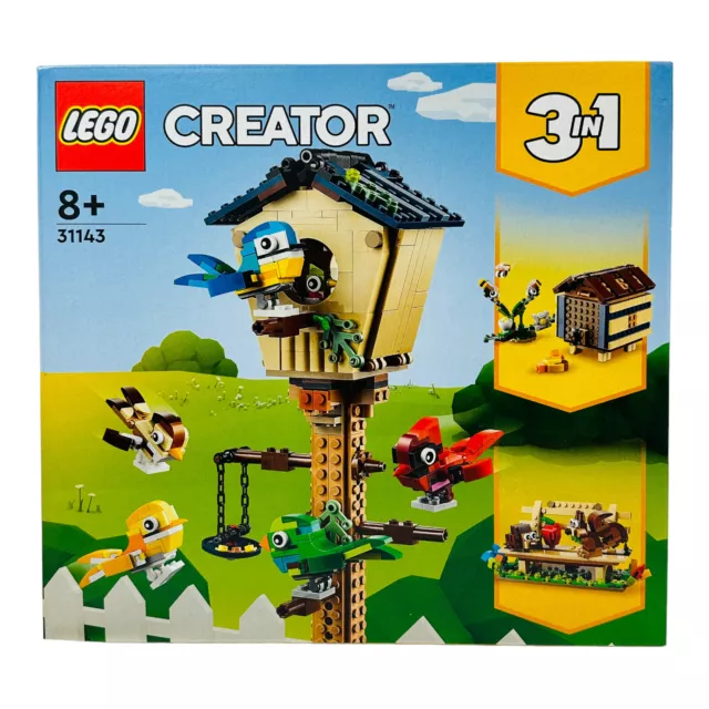 LEGO® 31143 CREATOR  3in1 - Vogelhäuschen Bienenstock Parkbank - NEU