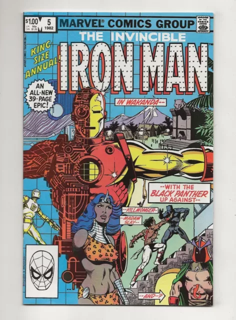 the Invincible Iron Man Annual #5 (1982) High Grade NM- 9.2