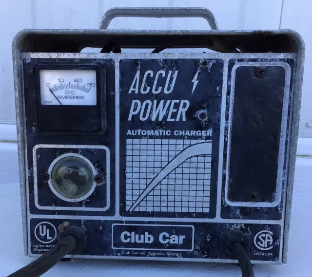 Club Car Accu Power Automatic Charger, 36V 21A, Model 13800, Tested Works Perfec