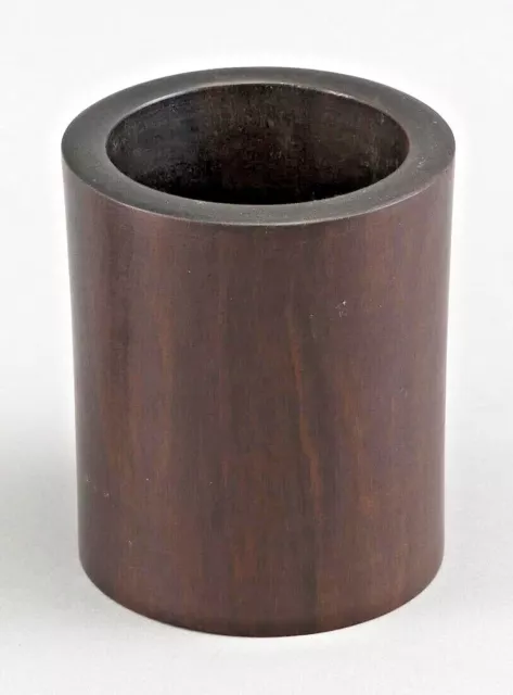 Chinese Zitan Brush Pot 2