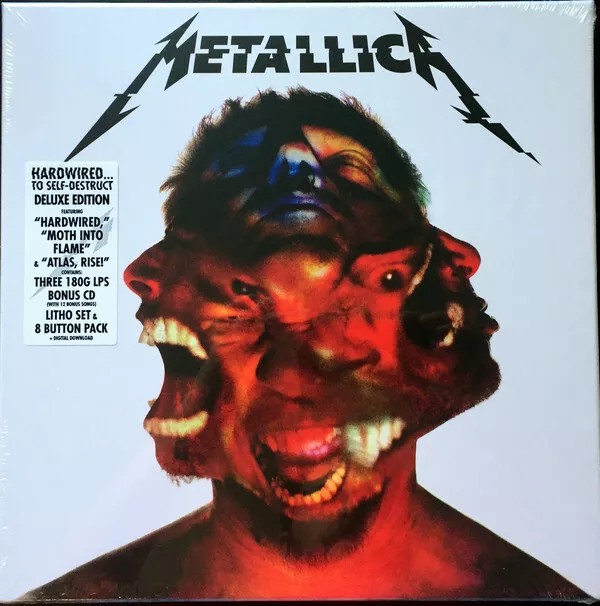 Metallica - Hardwired...To Self-Destruct (2016)  Deluxe 3 x 180g Vinyl + CD  NEW