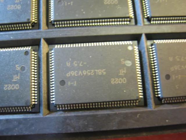 MT58L256V36PS-7.5A NOS Lot of 4 Pieces from Micron Tech.