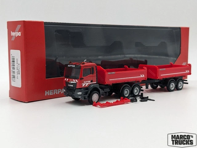 CAMION MINIATURE MAN TGS TM - Blanc - HERPA - 1/87 EUR 18,00 - FR