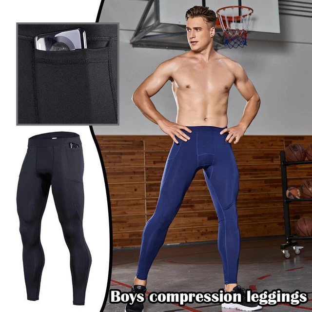 Men's Long Running Tights Jogging Bottoms Gym Sport Pant Summer Q3R5 B2E9