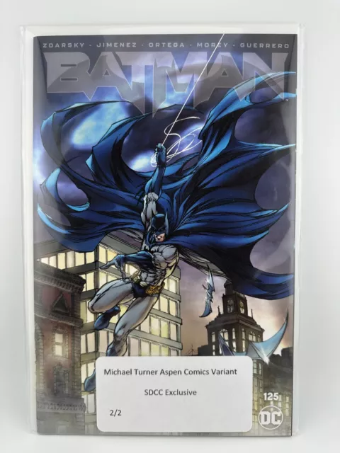 Batman #125 Sdcc Michael Turner Variant Limited Trade Exclusive