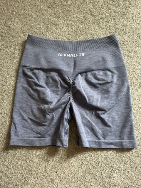 Pantaloncini scrunch originali Alphalete OG Amplify 3,5 senza cuciture blu francese - piccoli