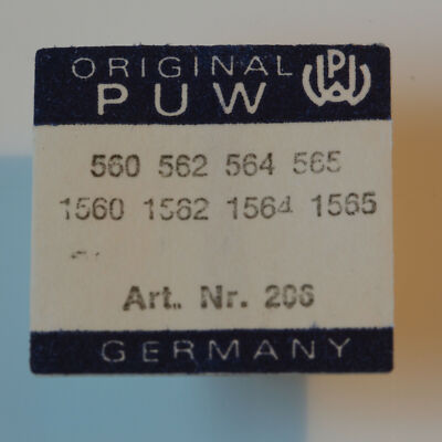 Puw 260 part 206 CENTER WHEEL minutenrad roue de CEN Puw 360 1260 1360 1361 1363 