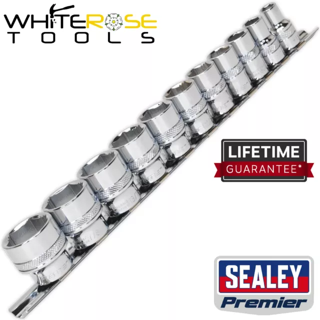 Sealey Imperial Socket Set 3/8" Drive Lock On 11pc 85% Rounded Nuts Wrench