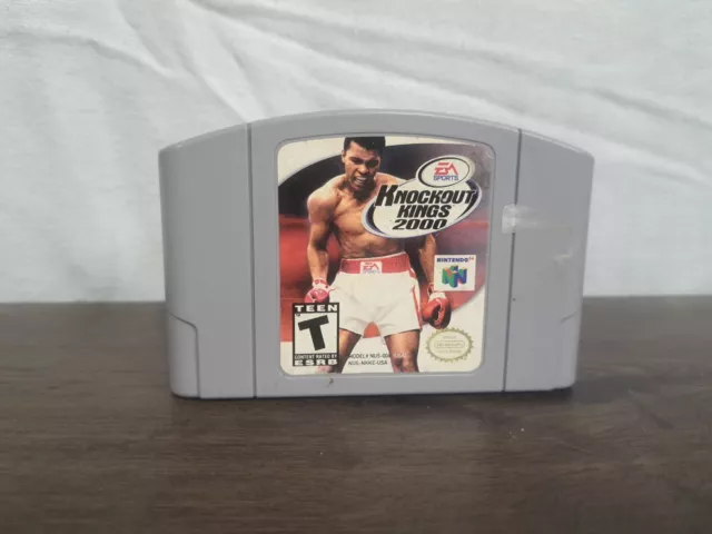 N64 KNOCKOUT KINGS 2000 (Nintendo 64, 1999) Boxing Video Game