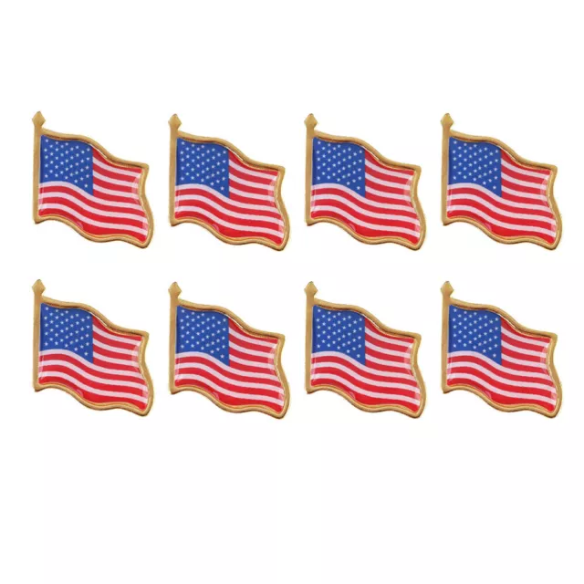20 Pcs American Flag Badge Dress Accessories Festival Accessory Bags