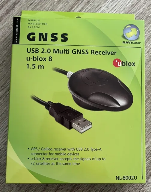 GPS-Empfänger Navilock Usb 2.0 Multi Gnss Receiver U-blox 8