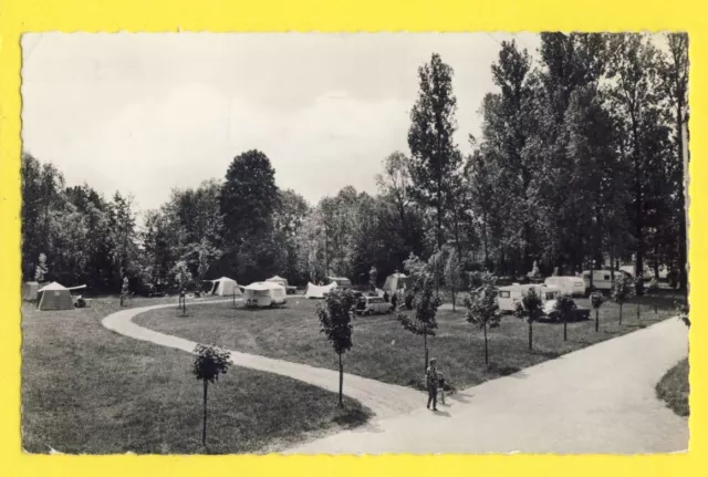 cpsm de 1966 Terrain de Camping de la VILLE d' AUXERRE (Yonne) Tentes Caravanes