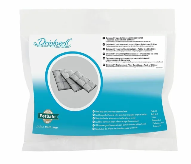 PetSafe Drinkwell Replacement Filter Cartridges (3 Pack)