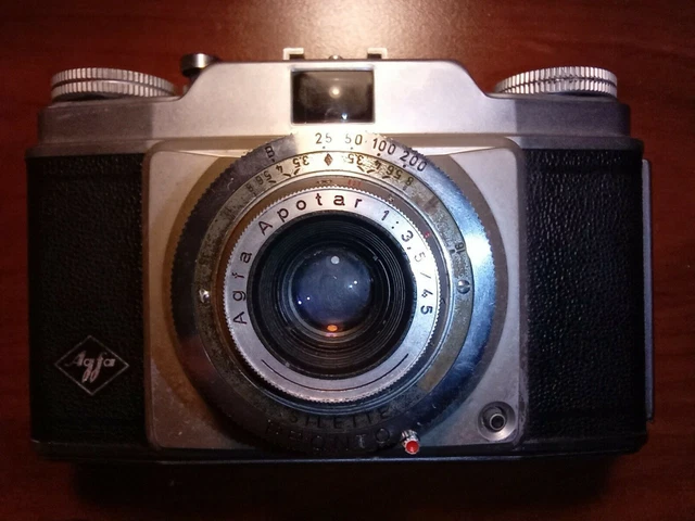fotocamera Agfa Silette 24x36 con custodia originale