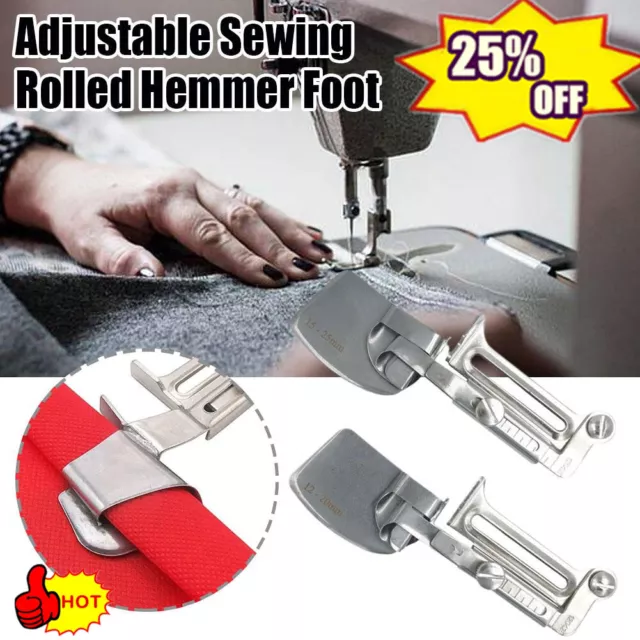 DIY CRAFTS FOLDER Binder Presser Foot Flat Seam Folder Hemmer Sewing  Machine $13.26 - PicClick AU