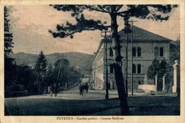 Potenza Giardini Pubblici Caserma Basilicata F. Piccolo spedita