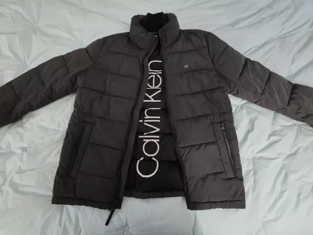 Calvin Klein Men's Alternative Down Puffer Jacket - Men Size Small