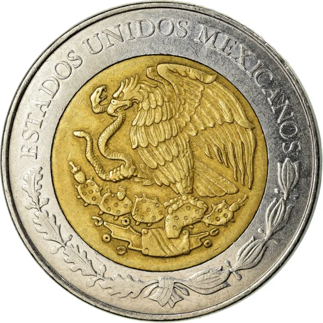 [#775836] Coin, Mexico, 5 Pesos, 2011, Mexico City, EF(40-45), Bi-Metallic, KM:6