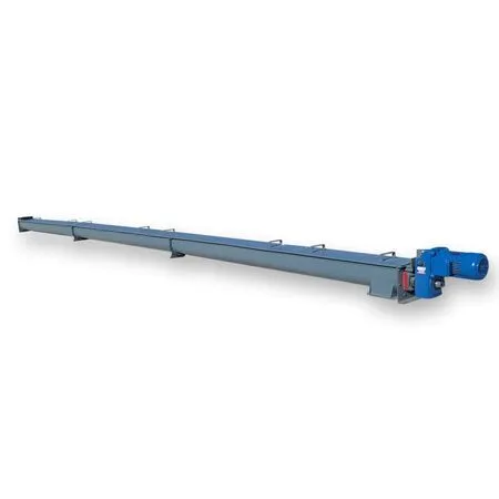 New 6" Dia. X 30 Ft Carbon Steel Industrial Screw Conveyor Auger with Drive